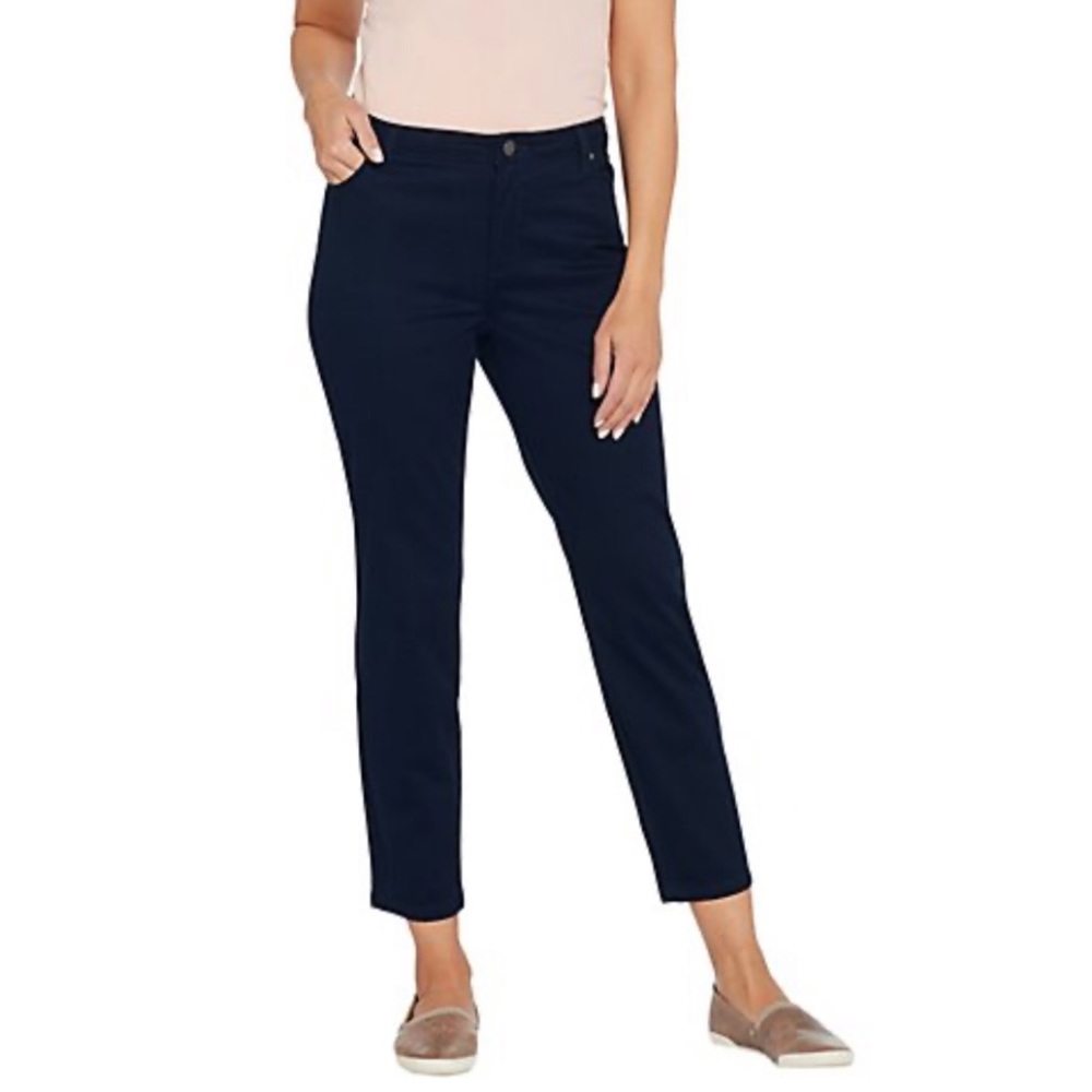 Susan Graver Stretch Sateen Slim Leg Ankle…